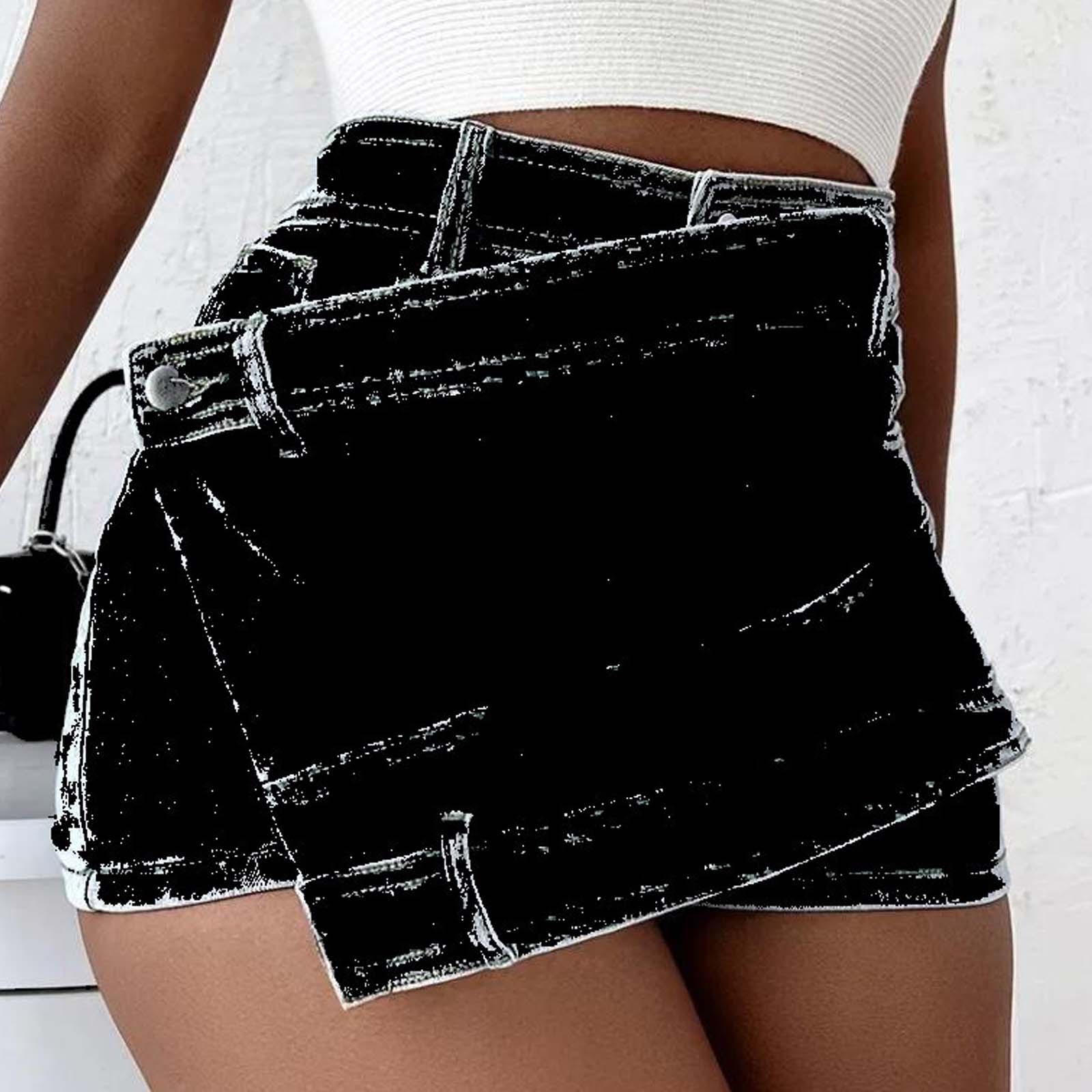 Denim Shorts Women Clearance Mid Rise Casual Ladies Denim Shorts Cut Off Summer High Waisted Plus Size Jean Shorts for Women My Recent Orders